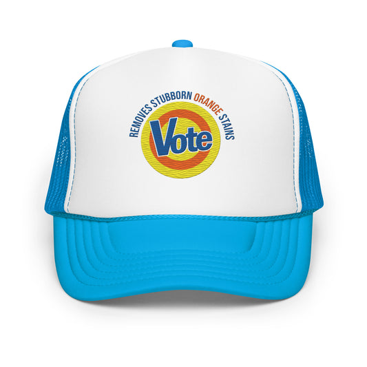 Vote! Removes Stubborn Orange Stains Trucker Hat