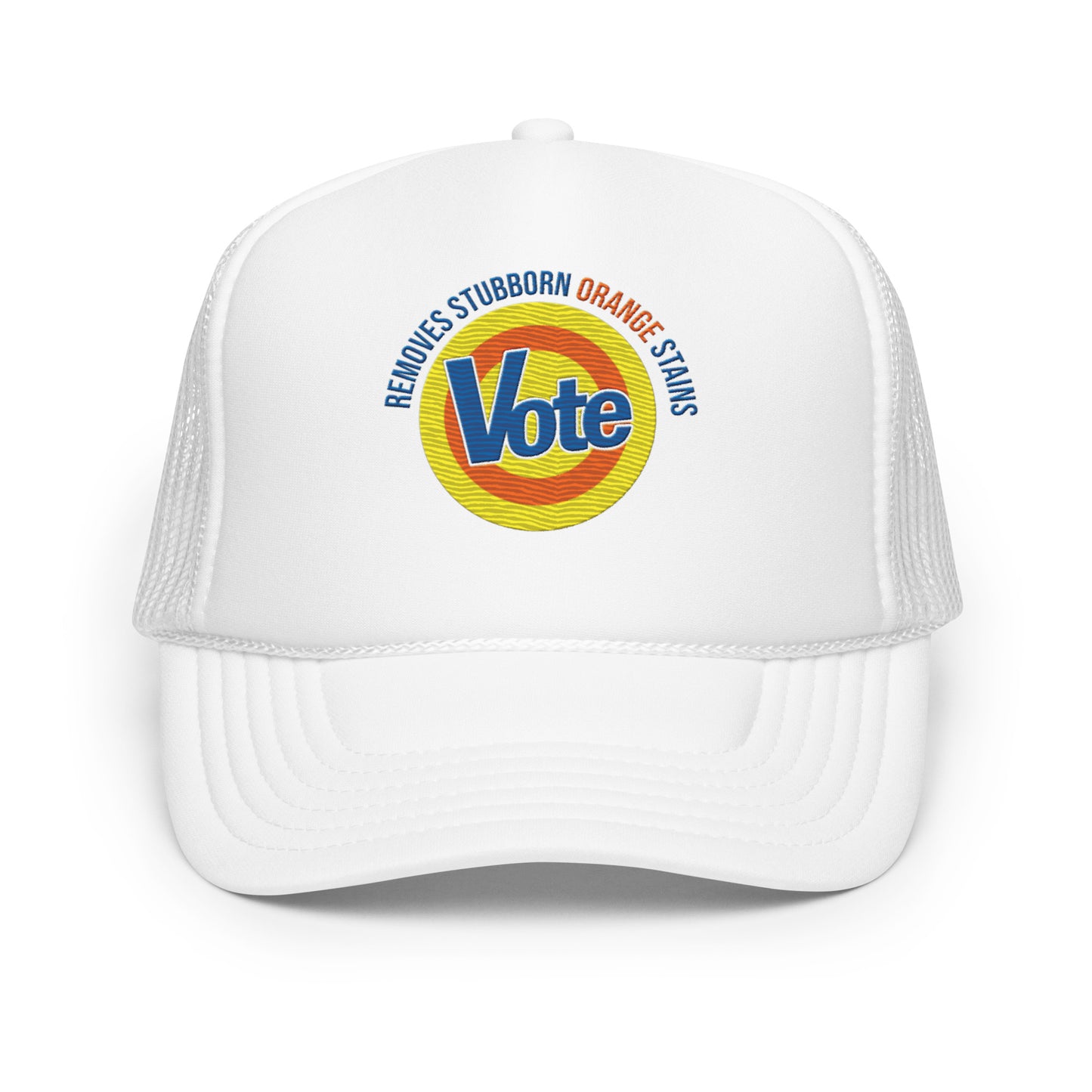 Vote! Removes Stubborn Orange Stains Trucker Hat